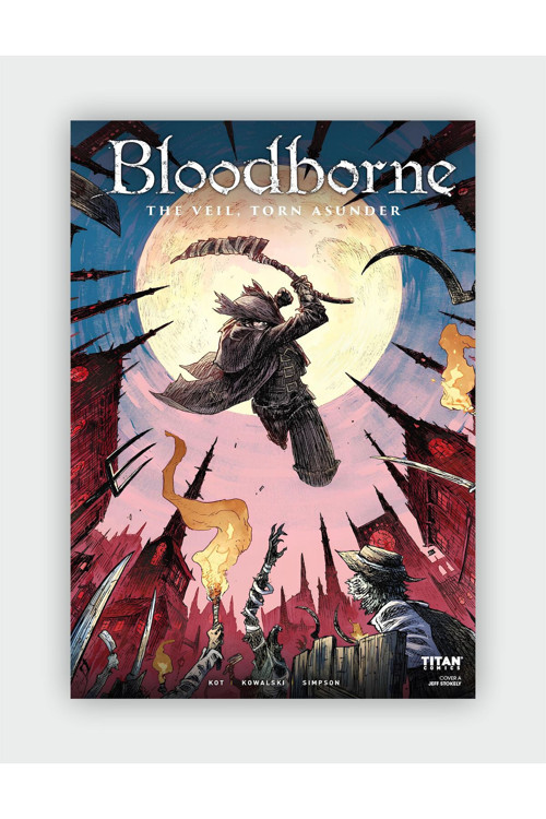 Bloodborne - The Veil, Torn Asunder Game Duvar Posteri - Kalın Kağıt - Çerçevesiz