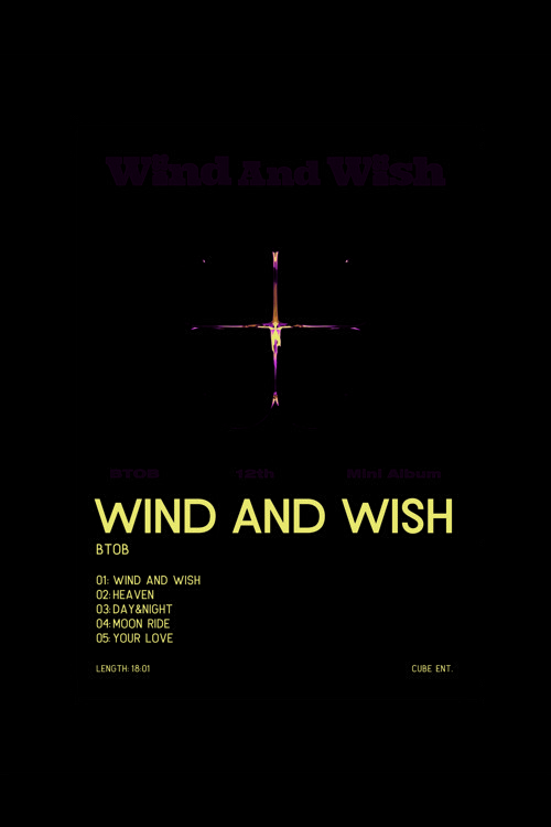 Btob Wish And Wind K-Pop Duvar Posteri - Duvar Dekoru - Kalın Kağıt - Çerçevesiz