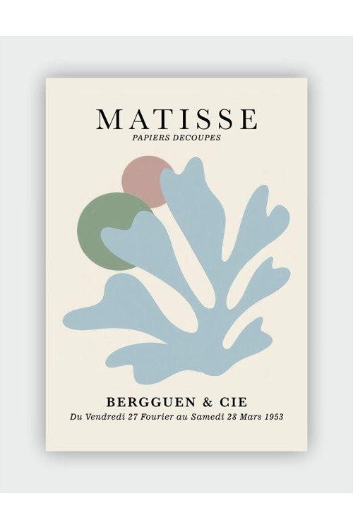 Berggruen & Cie Henri Matisse Duvar Posteri - Kalın Kağıt - Çerçevesiz