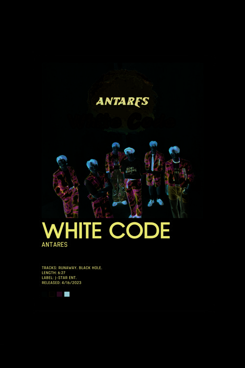 Antares White Code K-Pop Duvar Posteri - Duvar Dekoru - Kalın Kağıt - Çerçevesiz