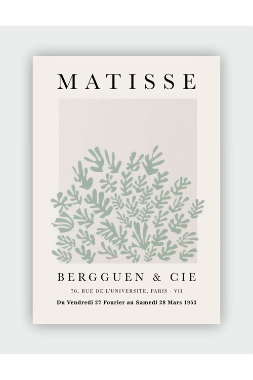 Berggruen & Cie Henri Matisse Duvar Posteri - Kalın Kağıt - Çerçevesiz