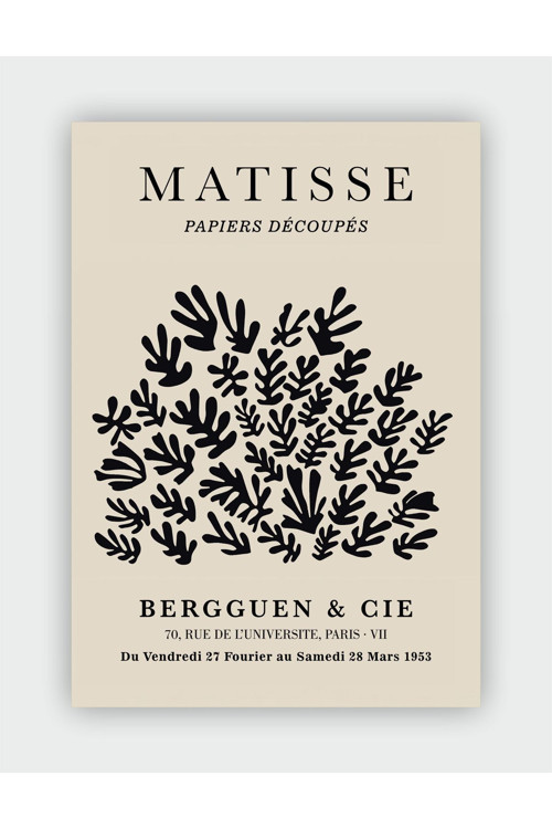 Bergguen & Cie Henri Matisse Duvar Posteri - Kalın Kağıt - Çerçevesiz
