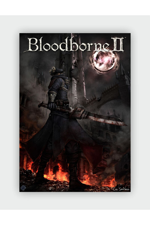 Bloodborne Iı Game Duvar Posteri - Kalın Kağıt - Çerçevesiz