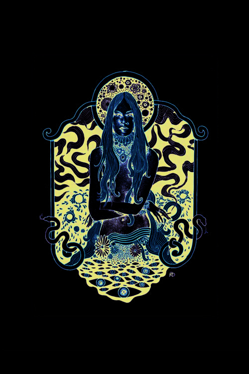 Aesthetic Hippie Duvar Posteri