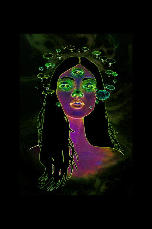 Aesthetic Hippie Duvar Posteri