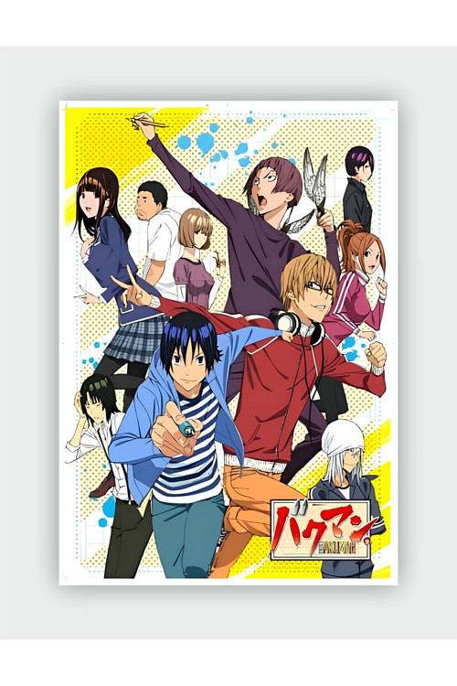 Bakuman. Anime Hd Manga Duvar Posteri - Kalın Kağıt - Çerçevesiz