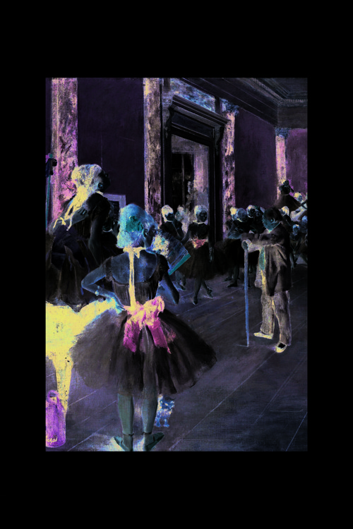 Bale Sınıfı Edgar Degas Duvar Posteri - Kalın Kağıt - Çerçevesiz