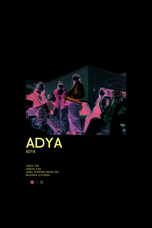 Adya K-Pop Duvar Posteri - Duvar Dekoru - Kalın Kağıt - Çerçevesiz