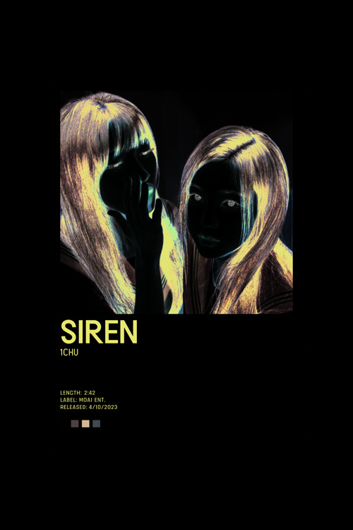 1Chu Siren K-Pop Duvar Posteri - Duvar Dekoru - Kalın Kağıt - Çerçevesiz