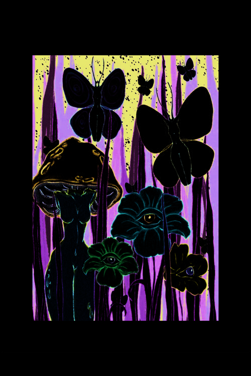 Aesthetic Hippie Duvar Posteri