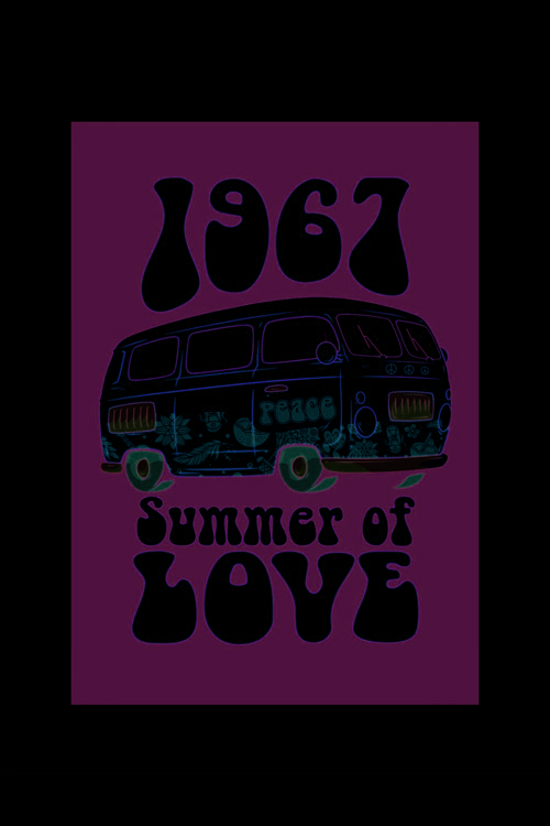 Aesthetic Hippie Duvar Posteri