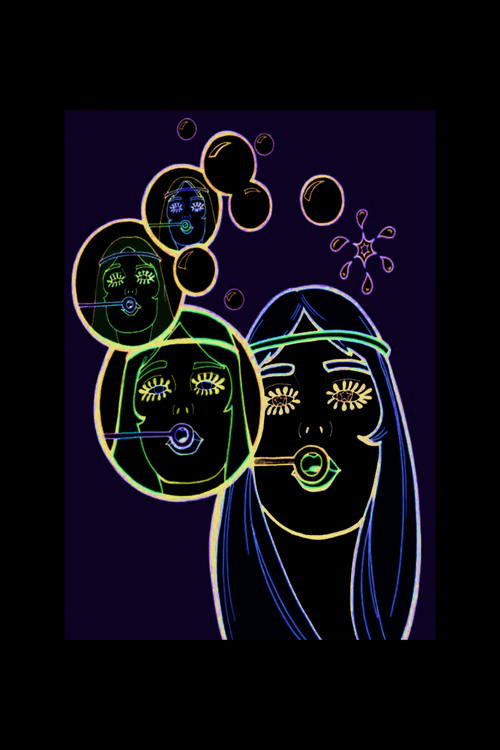 Aesthetic Hippie Duvar Posteri