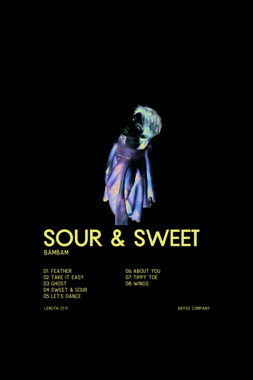 Bambam Sour & Sweet K-Pop Duvar Posteri - Duvar Dekoru - Kalın Kağıt - Çerçevesiz
