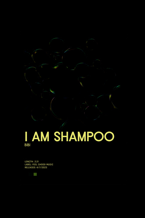 Bıbı I Am Shampoo K-Pop Duvar Posteri - Duvar Dekoru - Kalın Kağıt - Çerçevesiz