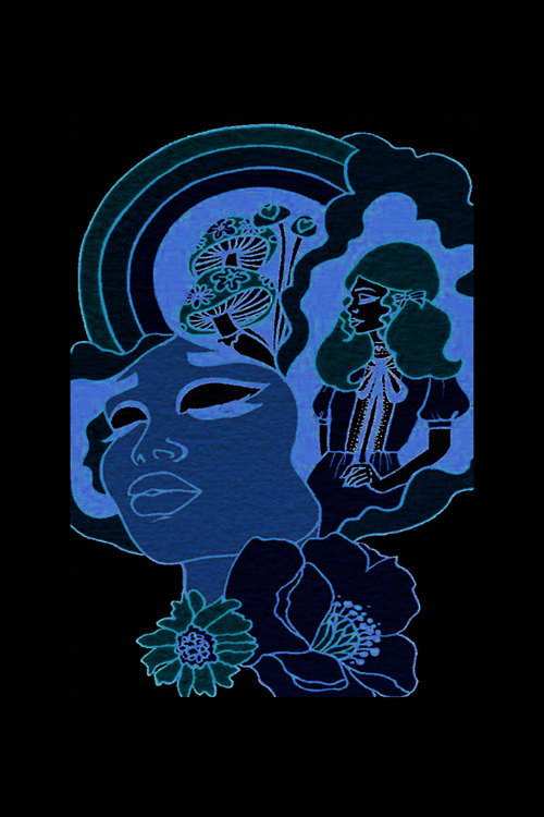 Aesthetic Hippie Duvar Posteri