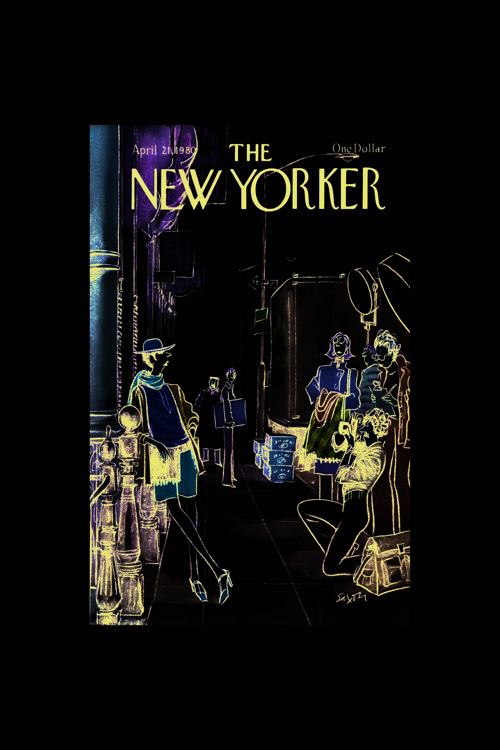 April 21, 1980 The New Yorker Duvar Posteri - Kalın Kağıt - Çerçevesiz