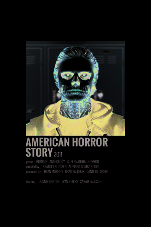 American Horror Story Dizi Card Bilgi Kartı Duvar Posteri
