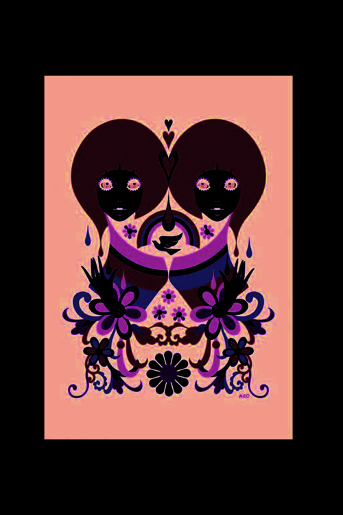 Aesthetic Hippie Duvar Posteri