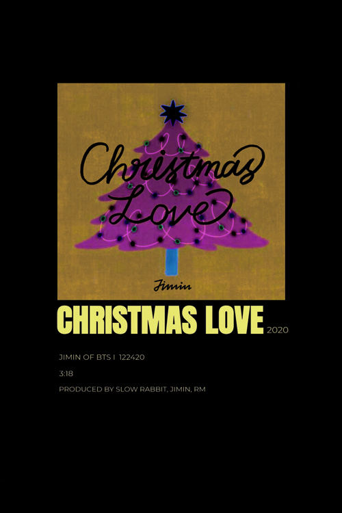 Bts Jımın Christmas Love K-Pop Duvar Posteri - Duvar Dekoru - Kalın Kağıt - Çerçevesiz
