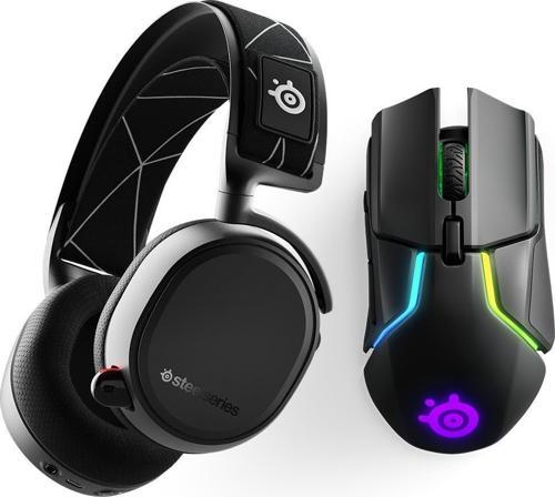 Arctis 9 7.1 Surround Wireless Oyuncu Kulaklığı + Rival 650 Kablosuz Oyuncu Mouse