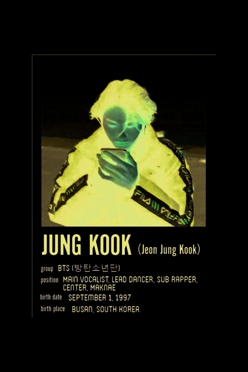 Bts Jung Kook (Jeon Jung Kook) K-Pop Duvar Posteri - Duvar Dekoru - Kalın Kağıt - Çerçevesiz