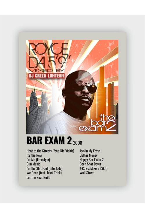 Bar Exam 2 Duvar Posteri - Duvar Dekoru - Kalın Kağıt - Çerçevesiz