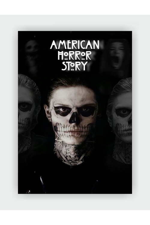 American Horror Story: Murder House - Tate Langdon Dizi Duvar Posteri - Kalın Kağıt - Çerçevesi