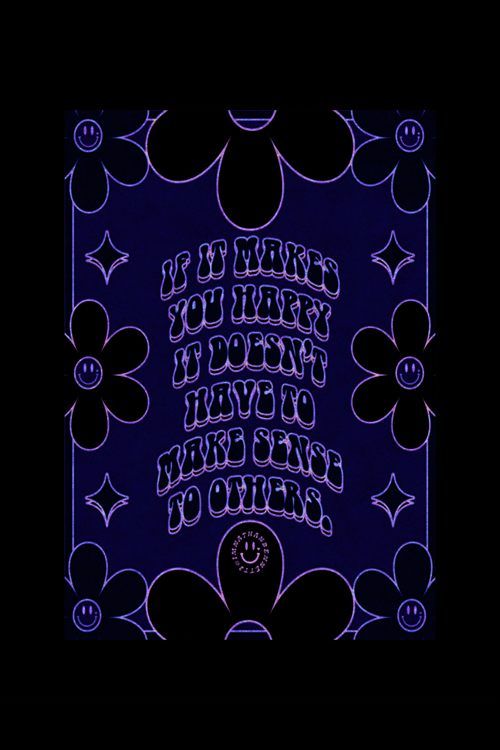 Aesthetic Hippie Poster Duvar Posteri