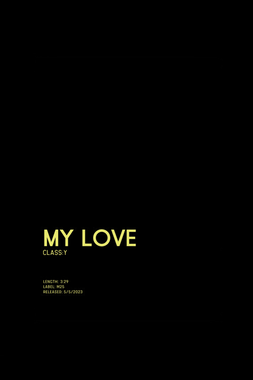 Class:Y My Love K-Pop Duvar Posteri - Duvar Dekoru - Kalın Kağıt - Çerçevesiz