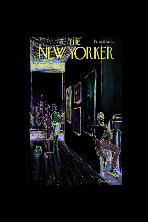 August 5, 1961 The New Yorker Duvar Posteri - Kalın Kağıt - Çerçevesiz