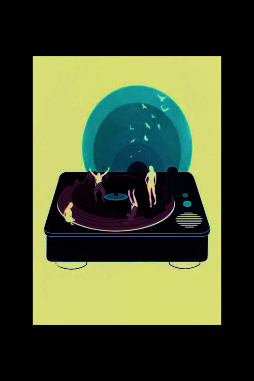 Aesthetic Hippie Poster Duvar Posteri