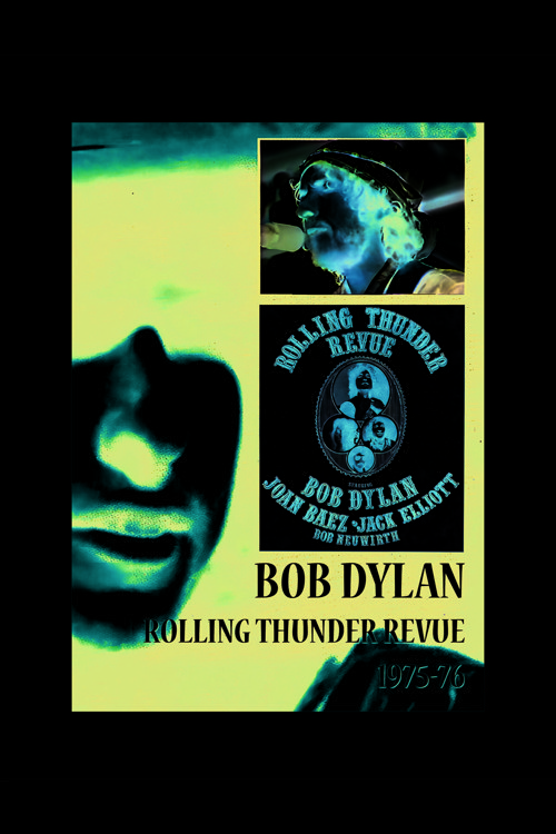 Bob Dylan Rolling Thunder Revue Rock Müzik Duvar Posteri - Kalın Kağıt - Çerçevesiz