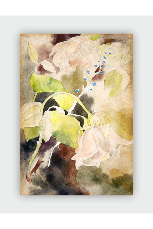 Charles Demuth Peachy Rose, 1915 Çığlık Expressionism Art Duvar Posteri - Kalın Kağıt - Çerçevesiz