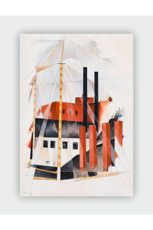 Charles Demuth Piano Mover'S Holiday Expressionism Art Duvar Posteri - Kalın Kağıt - Çerçevesiz