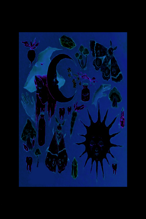 Aesthetic Hippie Duvar Posteri