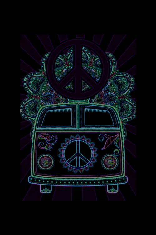 Aesthetic Hippie Duvar Posteri