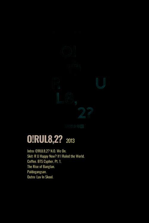 Bts O!Rul8,2? K-Pop Duvar Posteri - Duvar Dekoru - Kalın Kağıt - Çerçevesiz