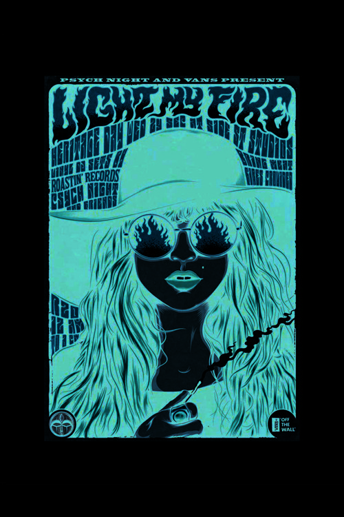 Aesthetic Hippie Duvar Posteri