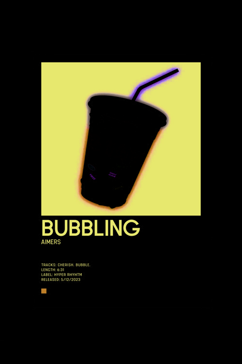 Aımers Bubbling K-Pop Duvar Posteri - Duvar Dekoru - Kalın Kağıt - Çerçevesiz