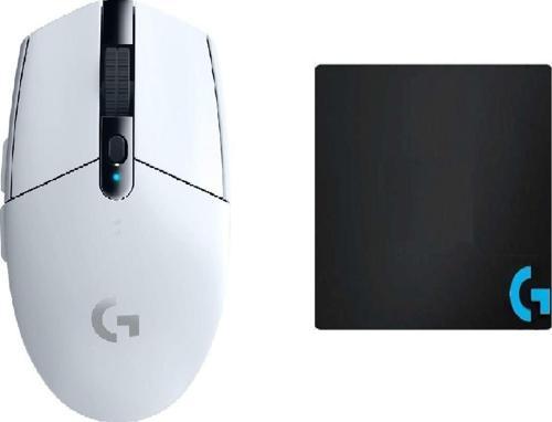 G305 Beyaz Kablosuz Gaming Mouse ve OEM Mouse Pad 40x30 cm
