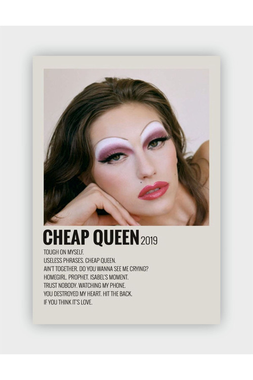 Cheap Queen Duvar Posteri - Duvar Dekoru - Kalın Kağıt - Çerçevesiz