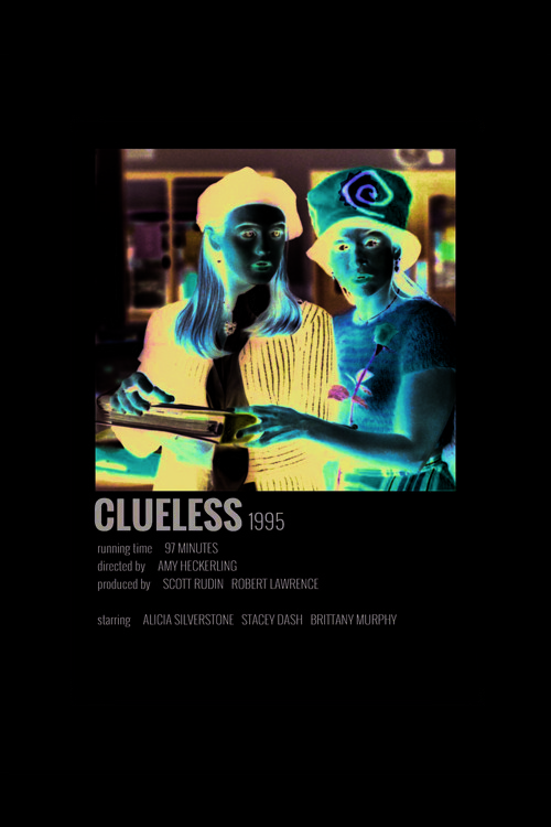 Clueless Film Info Card Bilgi Kartı Duvar Posteri