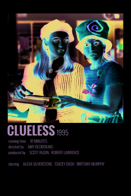 Clueless Film Info Card Bilgi Kartı Duvar Posteri