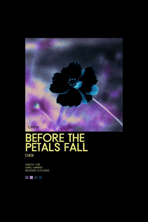 Chen Before The Petals Fall K-Pop Duvar Posteri - Duvar Dekoru - Kalın Kağıt - Çerçevesiz