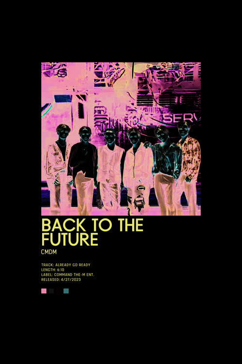 Cmdm Back To The Future K-Pop Duvar Posteri - Duvar Dekoru - Kalın Kağıt - Çerçevesiz