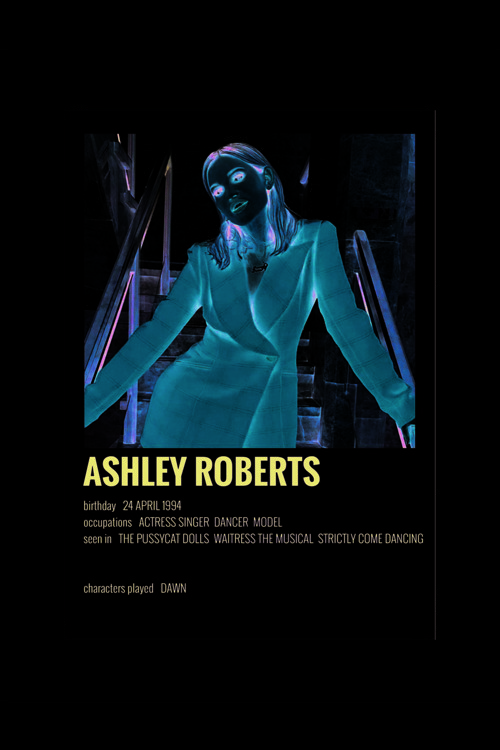 Ashley Robertsfilm Info Card Bilgi Kartı Duvar Posteri