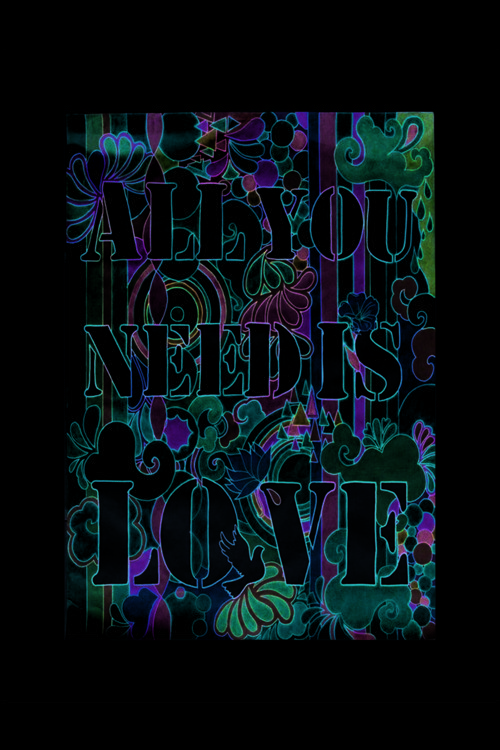 Aesthetic Hippie Duvar Posteri