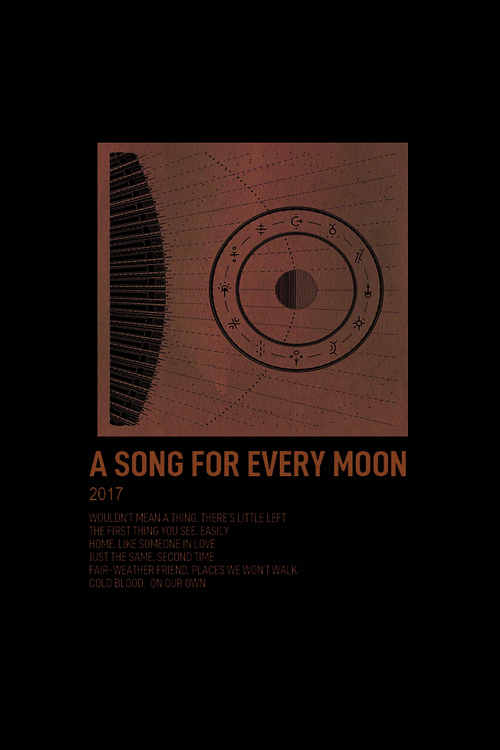 A Song For Every Moon Duvar Posteri - Duvar Dekoru - Kalın Kağıt - Çerçevesiz