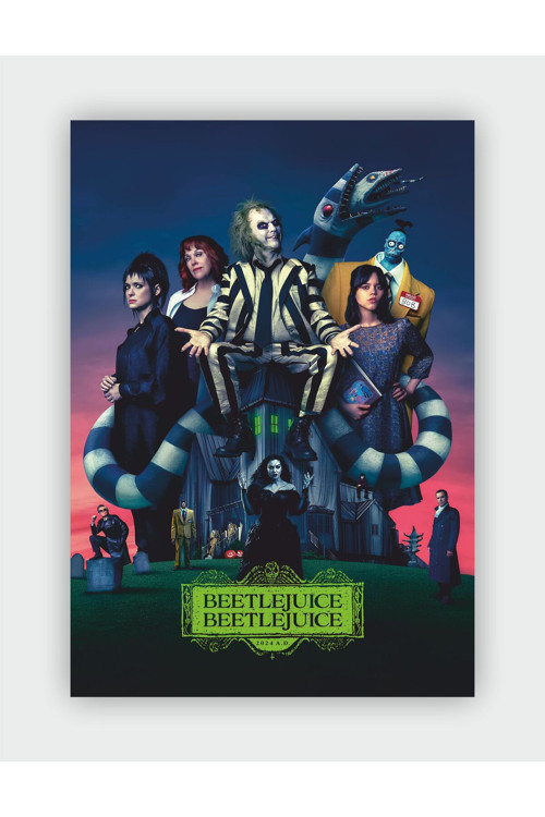 Beetlejuice - Beetlejuice Film Duvar Posteri - Kalın Kağıt - Çerçevesiz