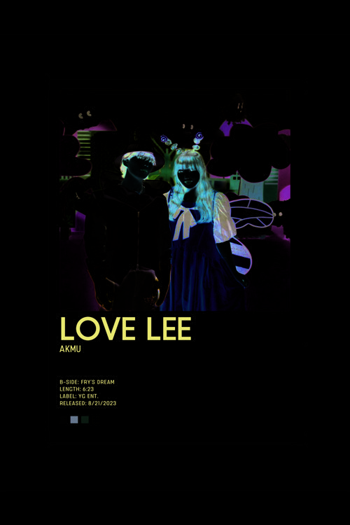 Akmu Love Lee K-Pop Duvar Posteri - Duvar Dekoru - Kalın Kağıt - Çerçevesiz